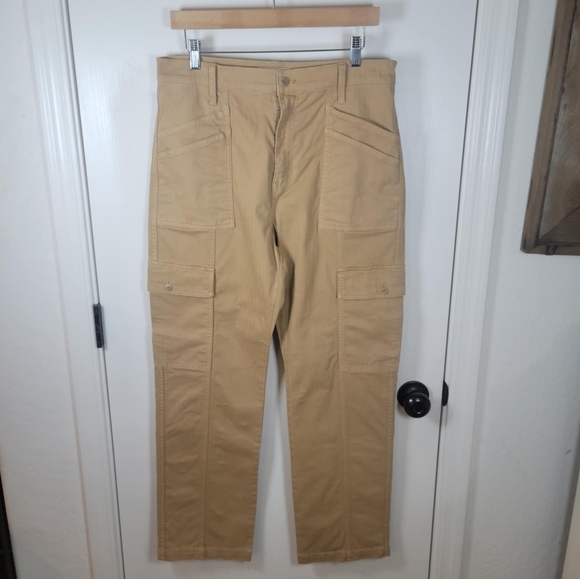 Madewell The Garment Dyed 90s Straight Gorpcore Cargo Pants Size 30 Cotton - Picture 1 of 8